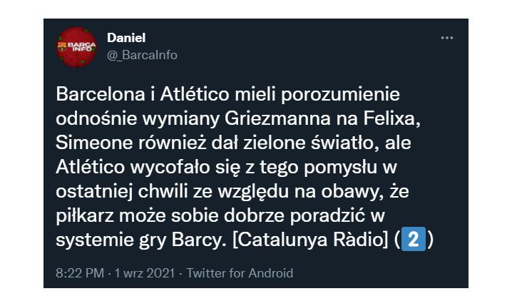 DLATEGO wymiana Griezmanna na Joao Felixa nie doszła do skutku!